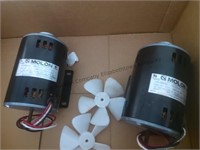 Two electric motors with fans see photos