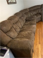 Three-piece sectional, recliners, see photos