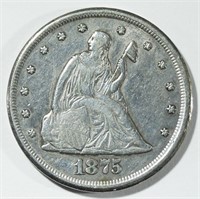 1875-CC TWENTY-CENT PIECE  G