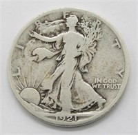 1921-S Walking Liberty Half Dollar G