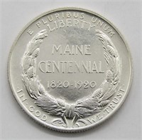 1920 Maine Commem Half Dollar XF