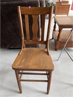 Wooden chair, needs a screw
