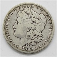 1882 MORGAN DOLLAR F
