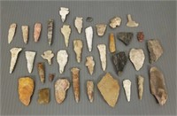 Small group stone points and arrowheads
