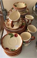 Set of Matching Dishes (Plates, Cup and Saucers,