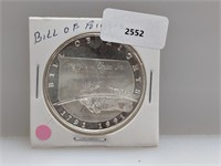 1oz .999 Silver Bill of Rights Round