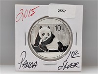 2015 1oz .999 Silver Panda 10 Yuan