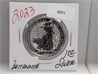 2023 1oz .999 Silver Britannia 2 Pounds