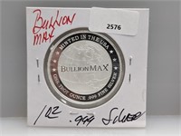 1oz .999 Silver Bullion Max Round