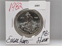 1982 1oz .999 Silver Engelhard Round