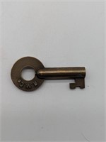 Brass Railroad switch Key