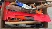 Impact Driver, Pliers, Filet Knife, Wire Brush,