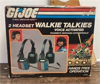 Vintage G.I. Joe walkie talkies