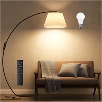Arc Floor Lamp  71 Inch  Dimmable  LED  Black