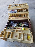 Plano Fishing Tackle Box full of fishing tackle