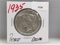 1935 90% Silver Peace $1 Dollar