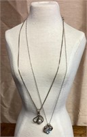 2 Sterling necklaces