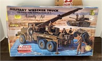 Military wrecker truck model kit