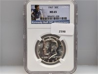 NGC 1967 MS65 40% Silver JFK Half $1