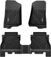 3W Mats for Jeep Wrangler JL 2018-24  Black