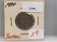 1920 Buffalo Nickel 5 Cents