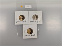 3-Proof Mixed Date Jefferson Nickels
