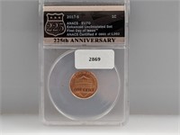 ANACS 2017-S EU70 Lincoln Shield Cent