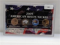 American Bison Comm Nickel Set