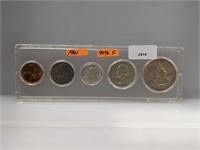 1961 90% Silver Coin Set