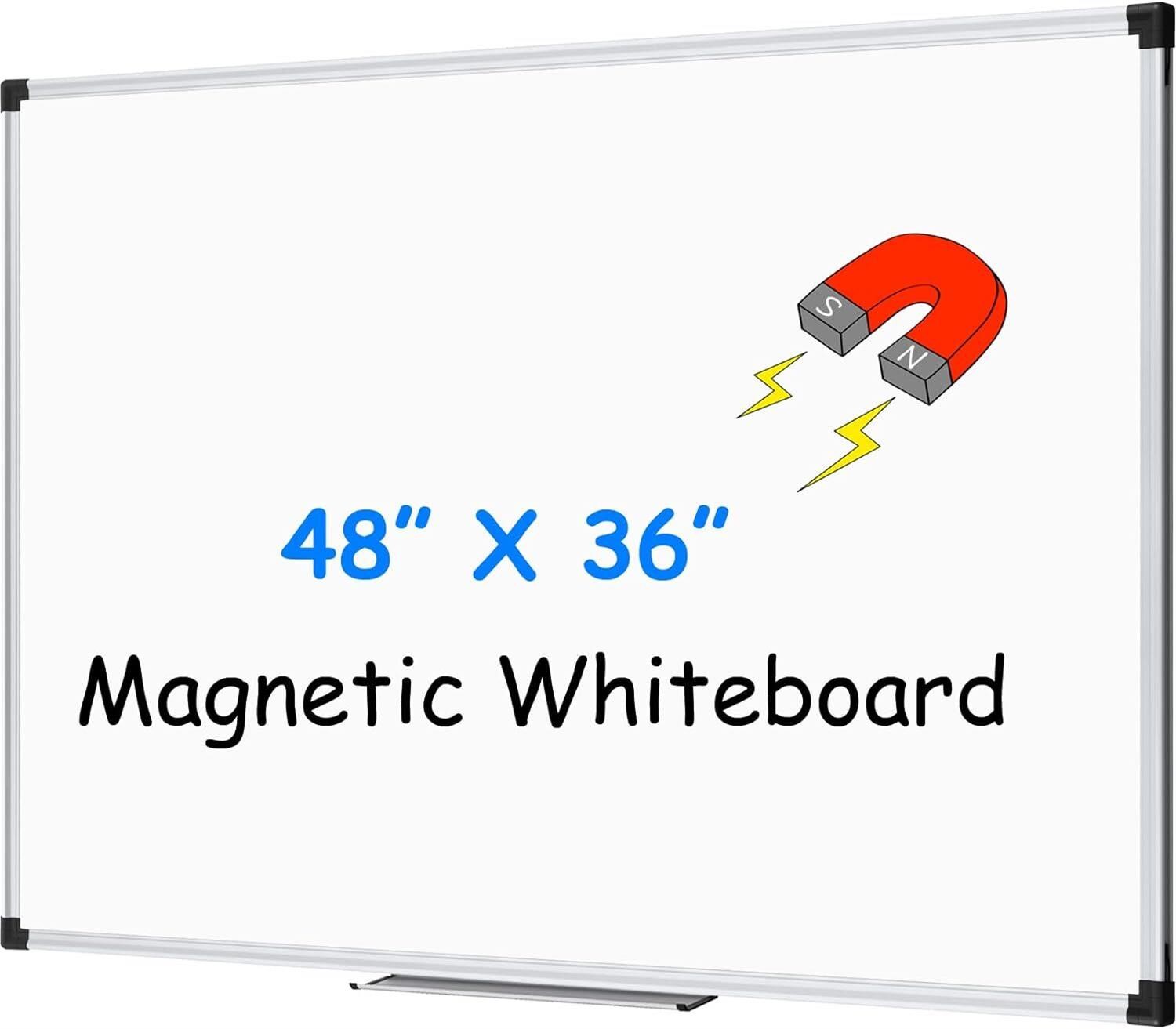 XBoard Magnetic Whiteboard 48x36  Aluminum Frame