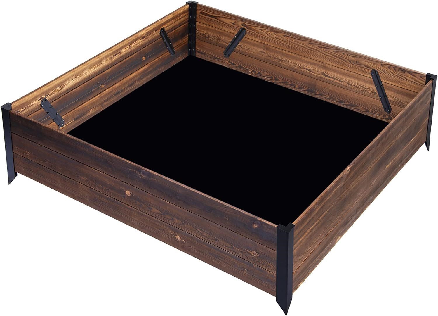 Raised Garden Bed Kit  48x48x12in Wood Planter Box