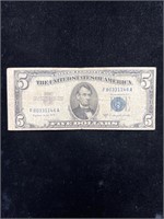 1953 B $5 Silver Certificates