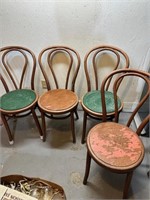 Set of 4 Thonnet Bentwood Chairs