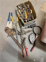 Tool Lot - Pipe Wrench - Pliers