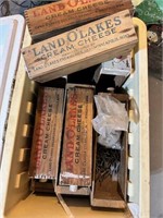 Land O Lakes Wood Cheese Boxes - Cooler FULL