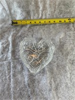 Heart Shaped Clear Glass