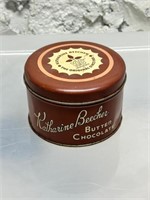 Katharine Beecher Vintage Chocolate Tin