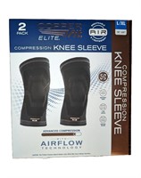 Copperfit Elite Knee Support Sleeve L/XL - 2 Pack