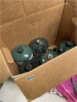 Box of Propane Tanks and Nozzles