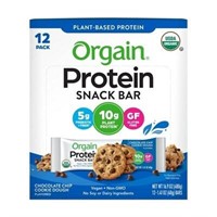 EXPIRED 6 BOXES  72 Ct  Orgain Protein Bar