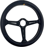 15inch Black Car Steering Wheel Cover  Microfiber
