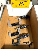 (3) BROWN & SHARPE DIGITAL MICROMETERS