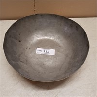 Large Antique Metal Bowl
