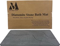 Diatomaceous Stone Bath Mat (23.6L X 15.4W)