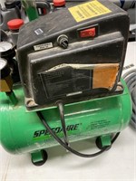 Small Speedaire Air Compressor and Hose