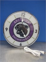 Arctic Cat Snowmobile LED Clock