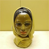 Vintage Marwal Woman Girl Statue Bust