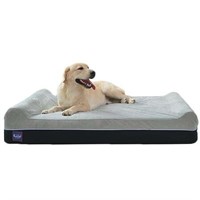 Laifug XL Orthopedic Dog Bed  Washable  Gray