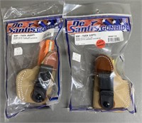2 - Desantis Leather Pistol Holsters