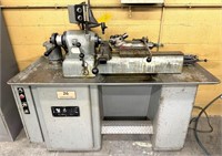 HARDINGE #DV-59 SECONDARY LATHE w/ TURRET